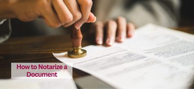 How to Notarize a Document