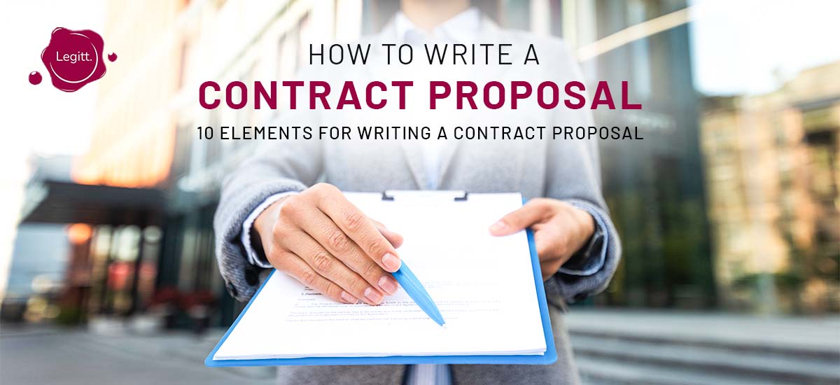 how to write a contract proposal