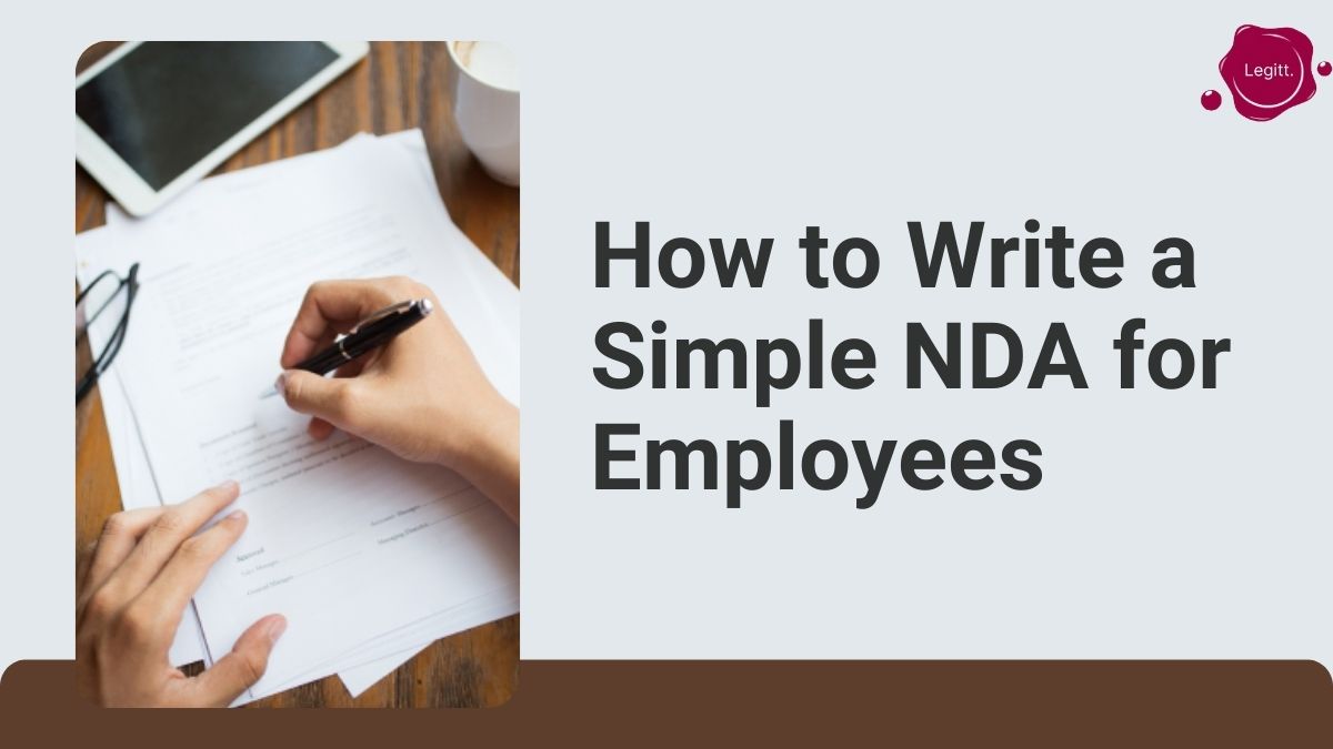 How to Write a Simple NDA for Employees