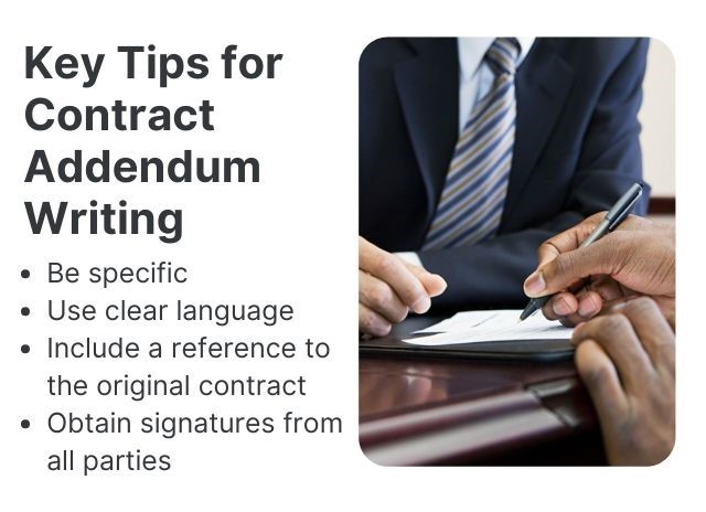 4 Key Tips for Contract Addendum Writing 