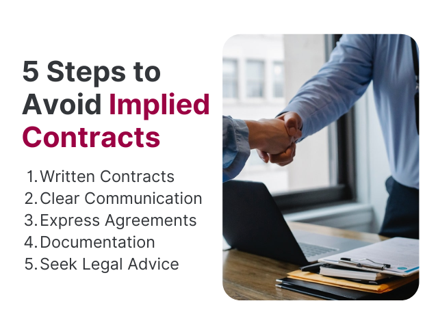 5 Steps to Avoid Implied Contracts