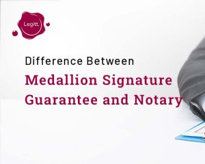 medallion signature guarantee vs notary