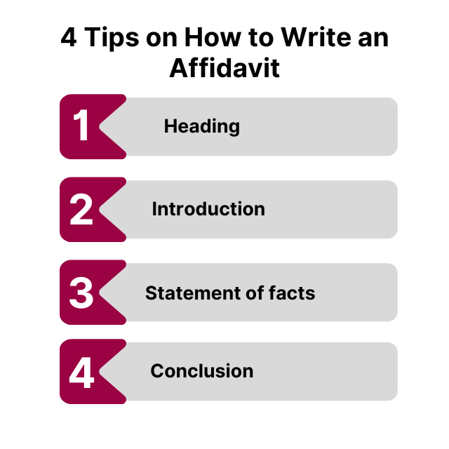 Tips on How to Write an Affidavit