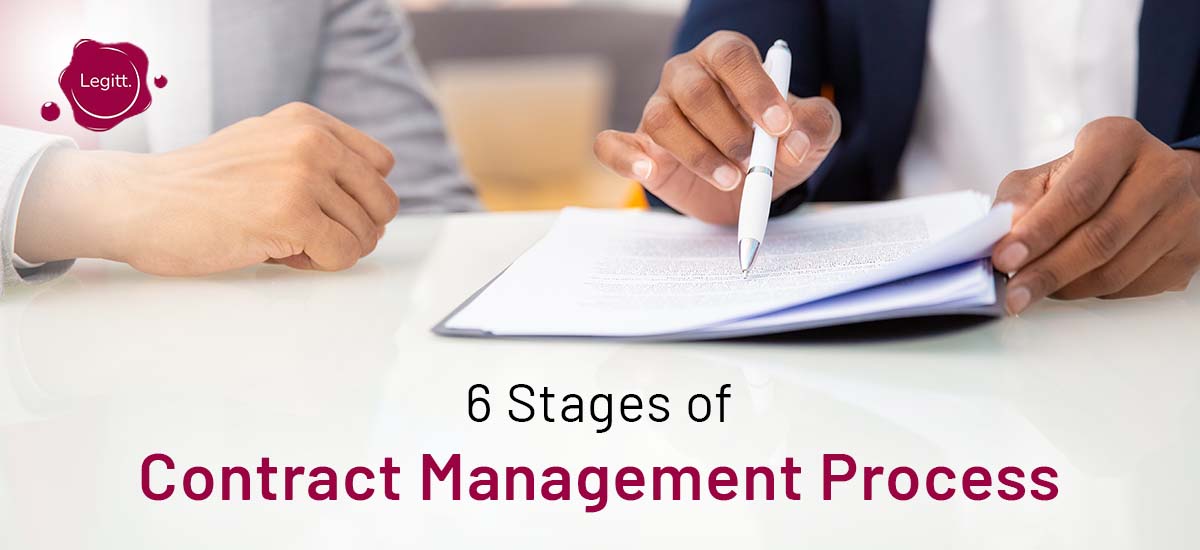 stages of contract management process