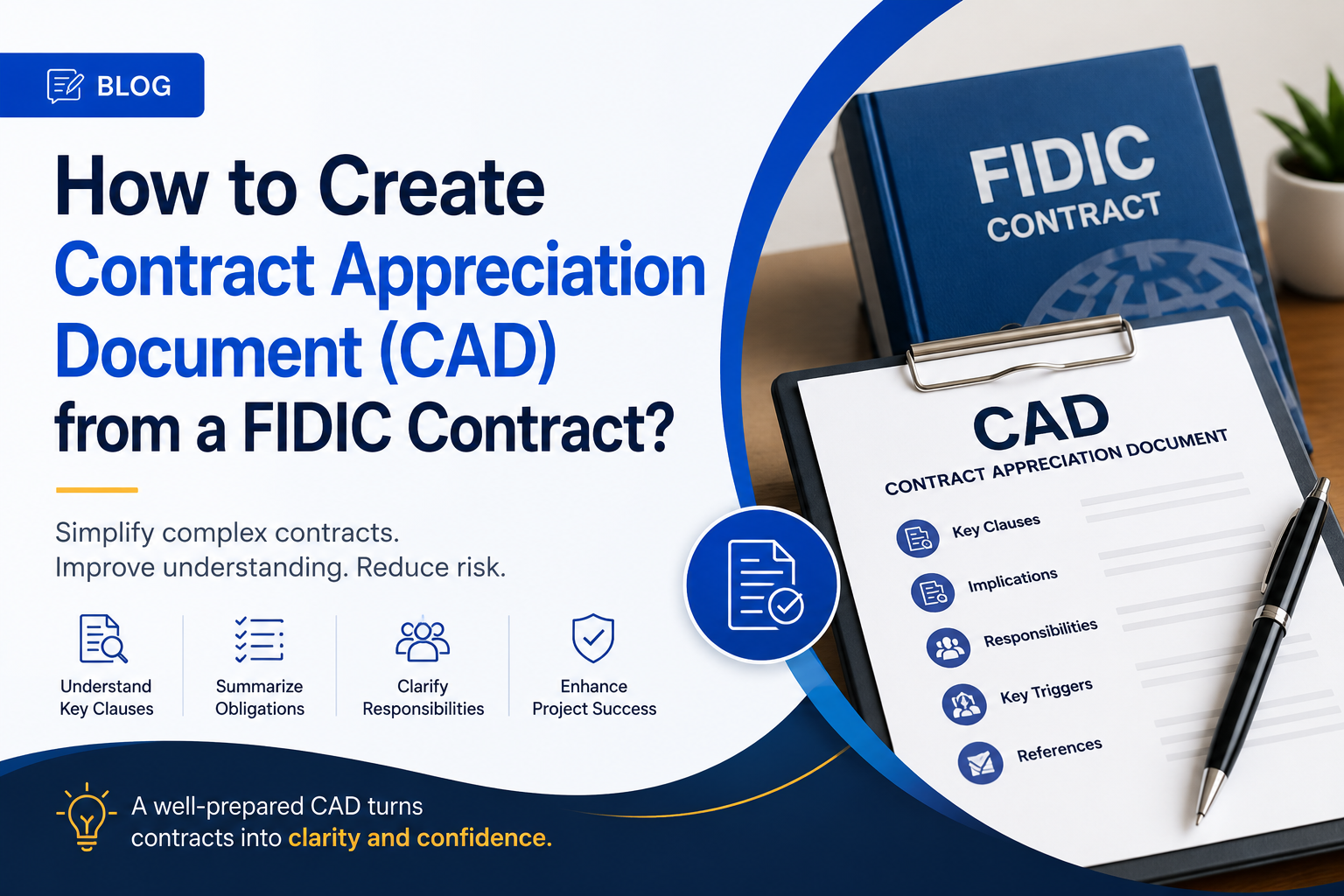 How to Create Contract Appreciation Document (CAD) from a FIDIC Contract?