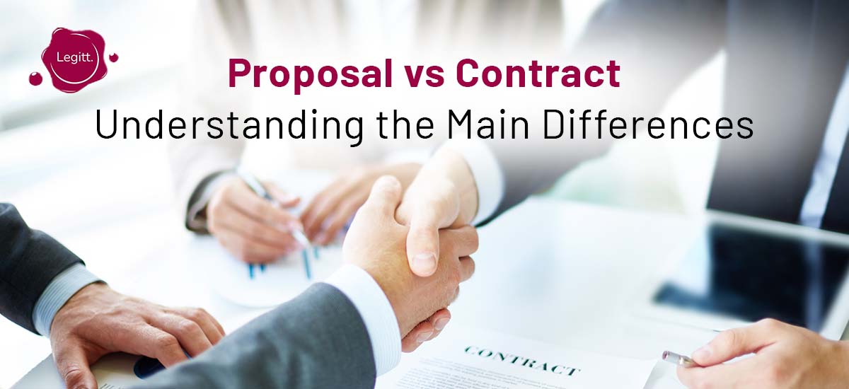 proposal vs contract