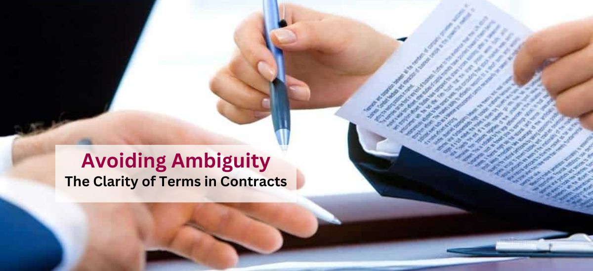 Avoid Ambiguity in Contracts