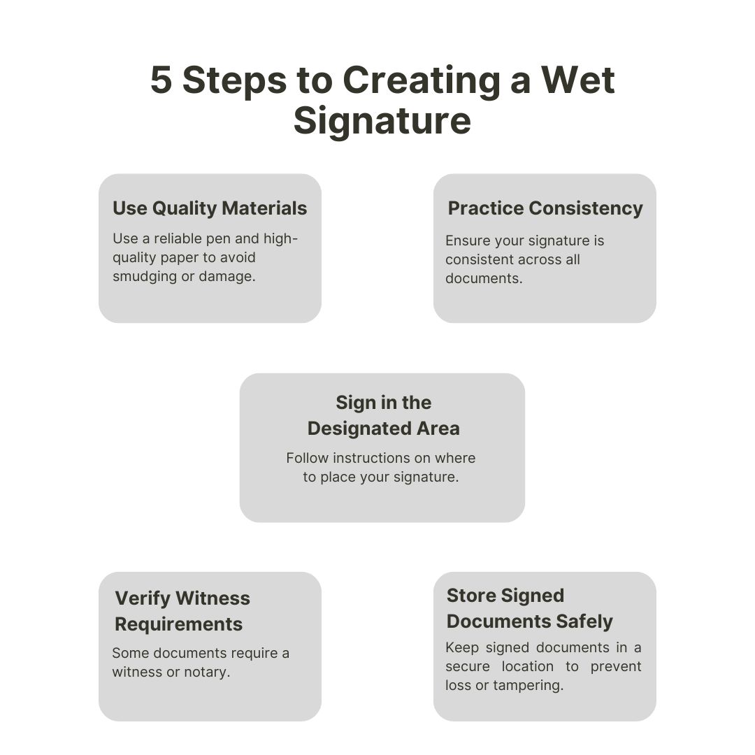 5 Steps to Creating a Wet Signature