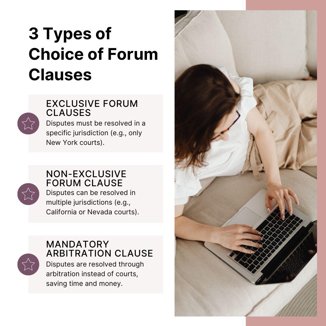 Types of Choice of Forum Clauses