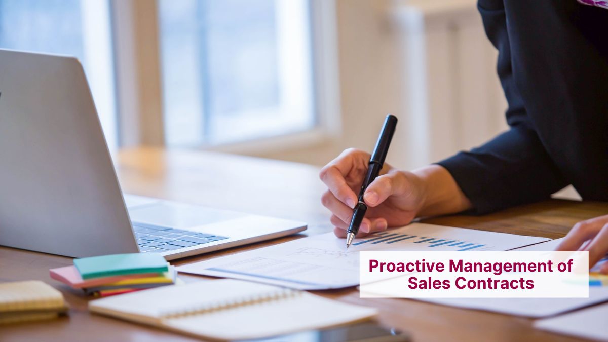 Proactive Management of Sales Contracts
