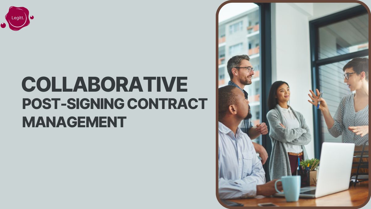 collaborative post-signing contract management