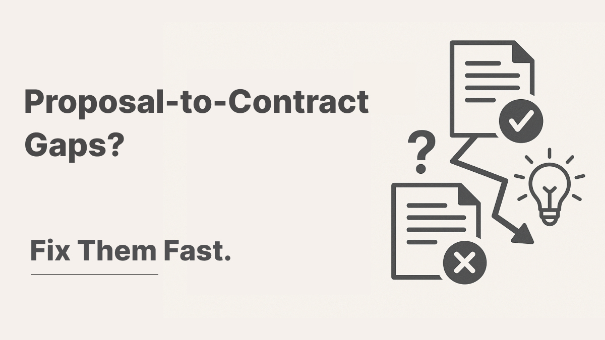 Solving Proposal Conversion Gaps