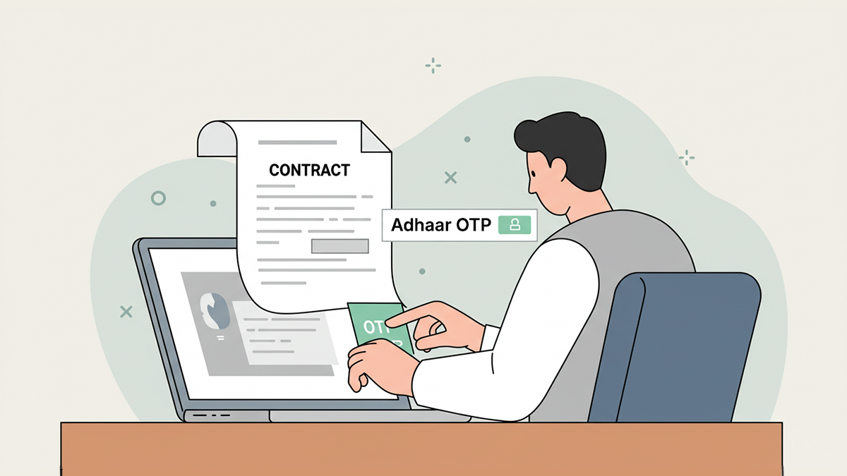 Aadhaar OTP signing transforms digital contracts in India