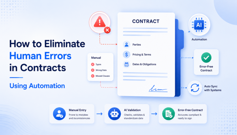 How to Eliminate Human Errors in Contracts Using Automation