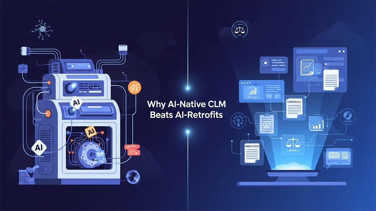AI-Native CLM Beats AI-Retrofits