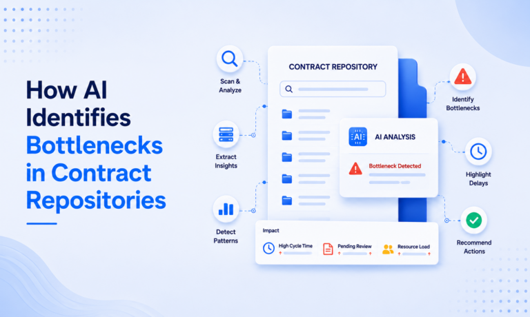 How AI Identifies Bottlenecks in Contract Repositories
