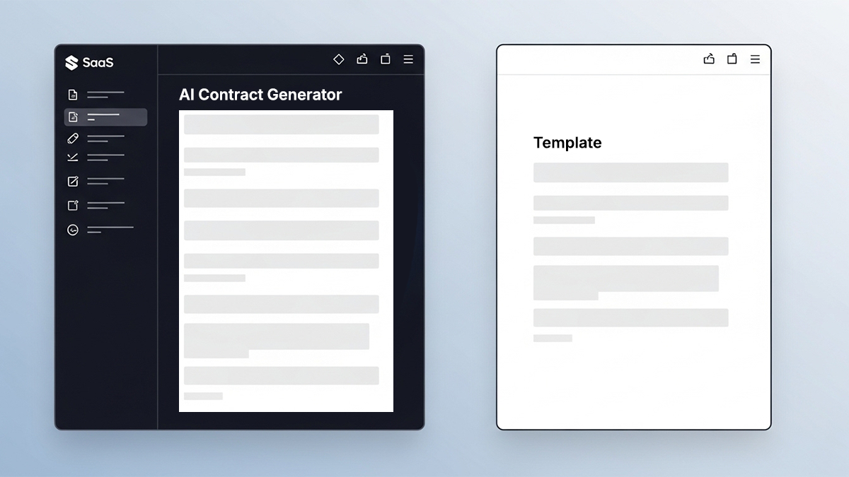 What’s the Difference Between AI-Generated and Template-Based Contracts?