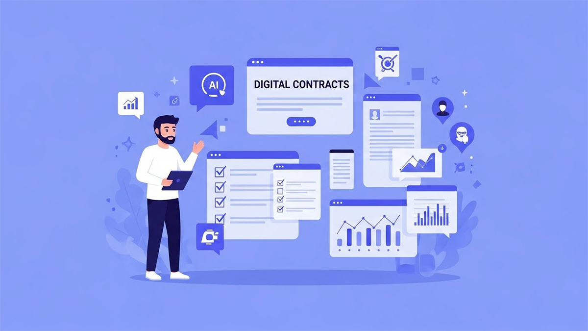 AI-powered workflow showing how the contract lifecycle becomes a competitive advantage