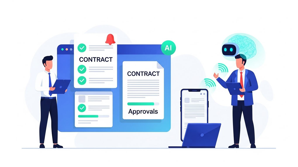 AI reminders helping teams avoid delays in contract approval workflows