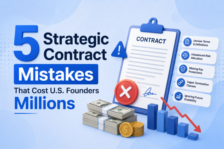 5 Strategic Contract Mistakes That Cost U.S. Founders Millions