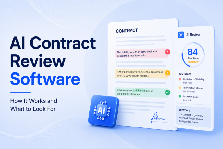 AI Contract Review Software – How It Works and What to Look For