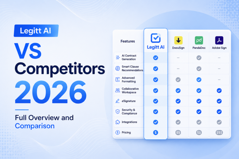 Legitt AI vs Competitors 2026 – Full Overview and Comparison