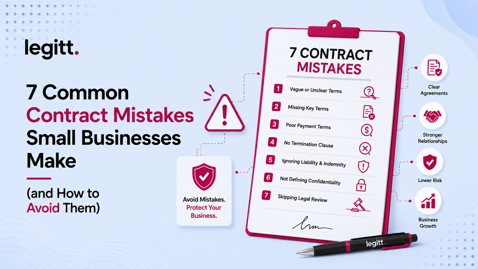 7 Common Contract Mistakes Small Businesses Make (and How to Avoid Them)