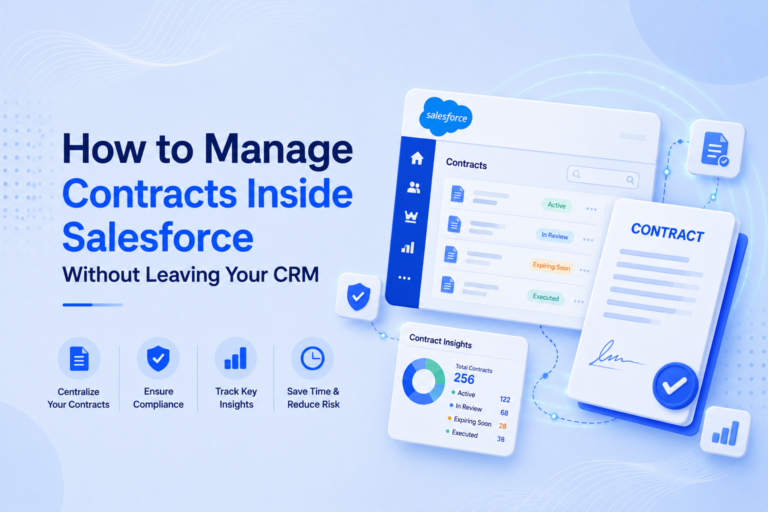 How to Manage Contracts Inside Salesforce Without Leaving Your CRM