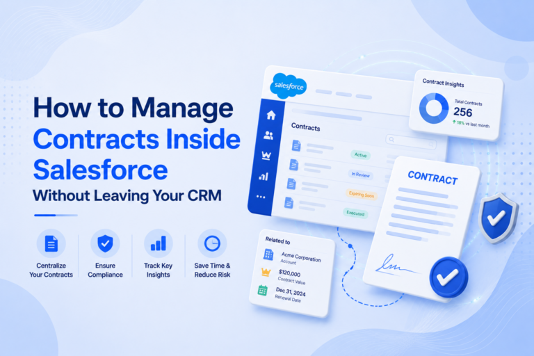 How to Manage Contracts Inside Salesforce Without Leaving Your CRM