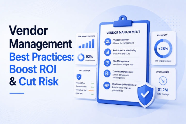 Vendor Management Best Practices: Boost ROI & Cut Risk
