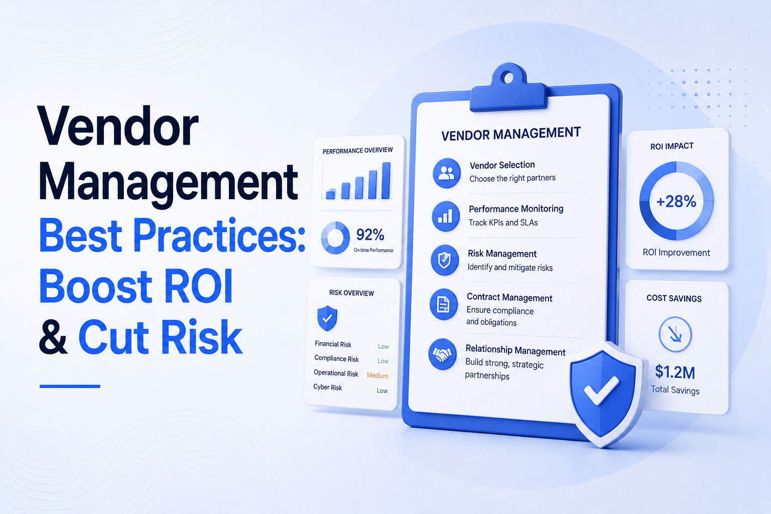 Vendor Management Best Practices: Boost ROI & Cut Risk