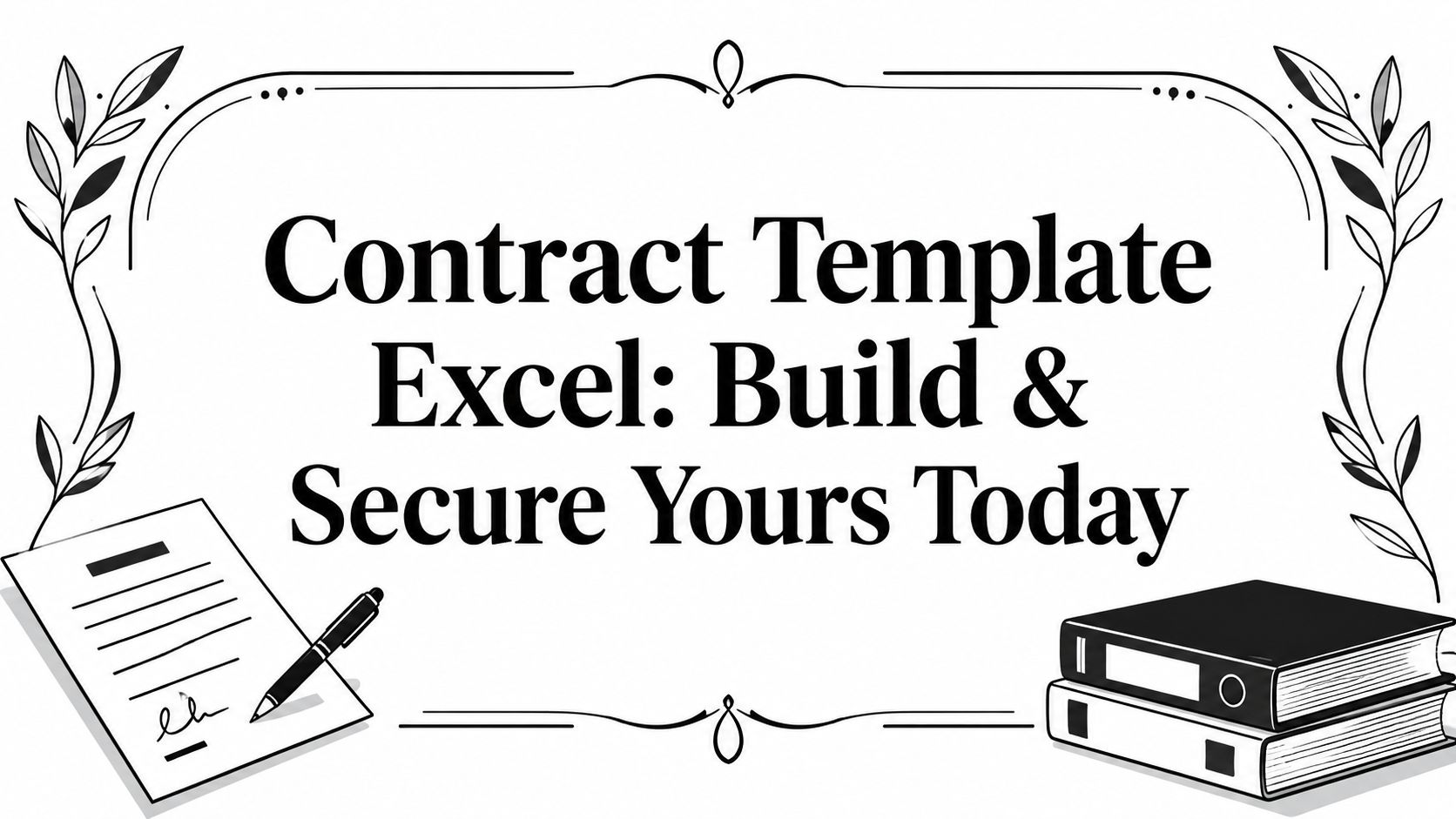 Contract Template Excel: Build & Secure Yours Today