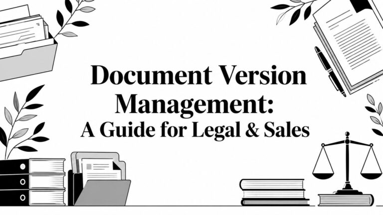 Document Version Management: A Guide for Legal & Sales