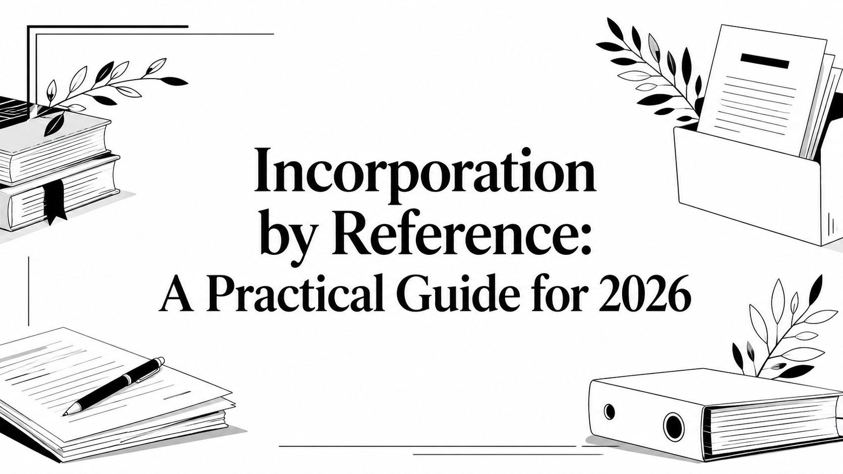 Incorporation by Reference: A Practical Guide for 2026