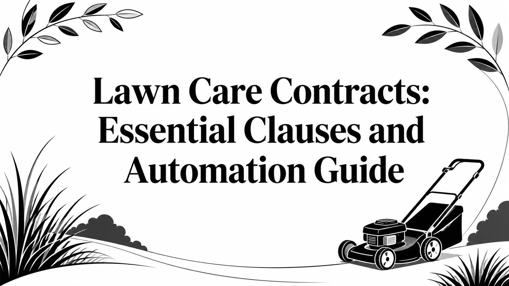 Lawn Care Contracts: Essential Clauses and Automation Guide