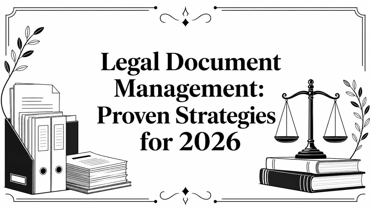 Legal Document Management: Proven Strategies for 2026