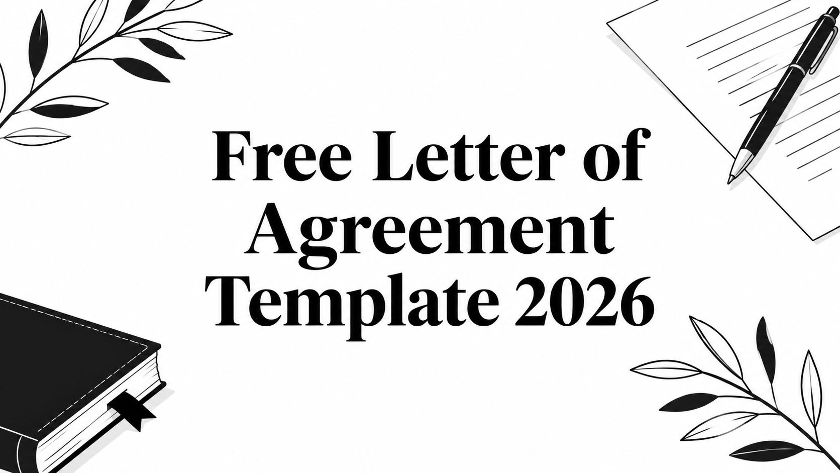 Free Letter of Agreement Template 2026