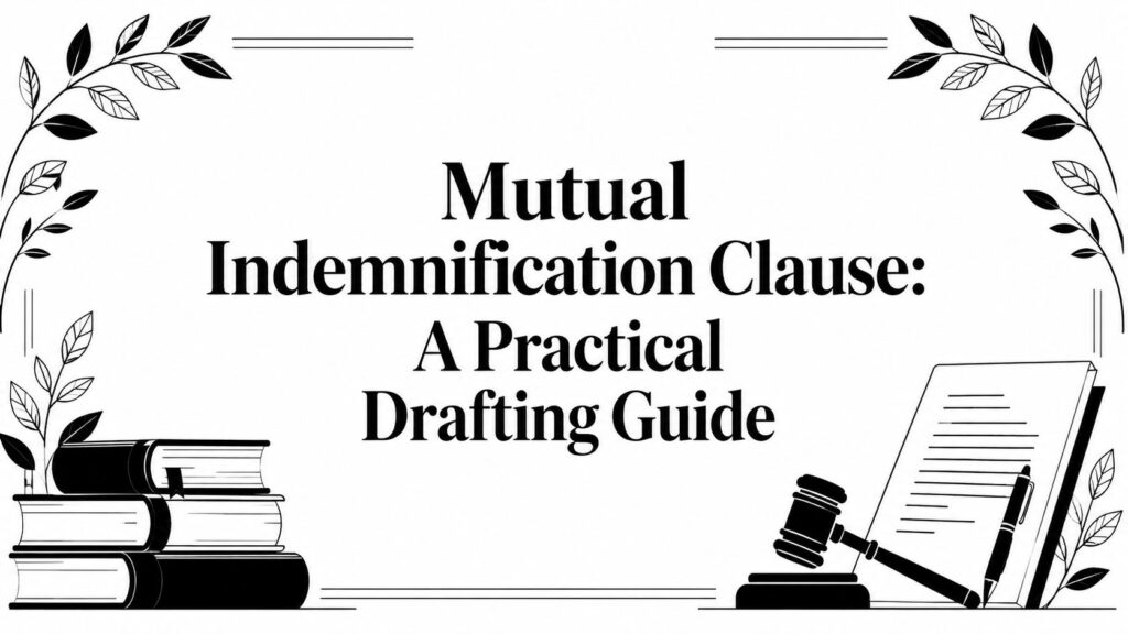 Mutual Indemnification Clause: A Practical Drafting Guide