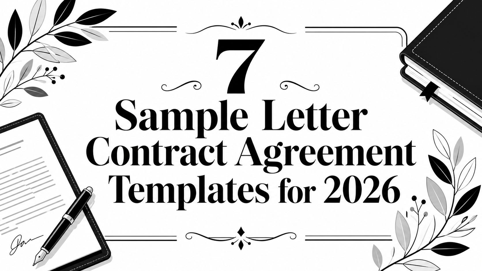 7 Sample Letter Contract Agreement Templates for 2026