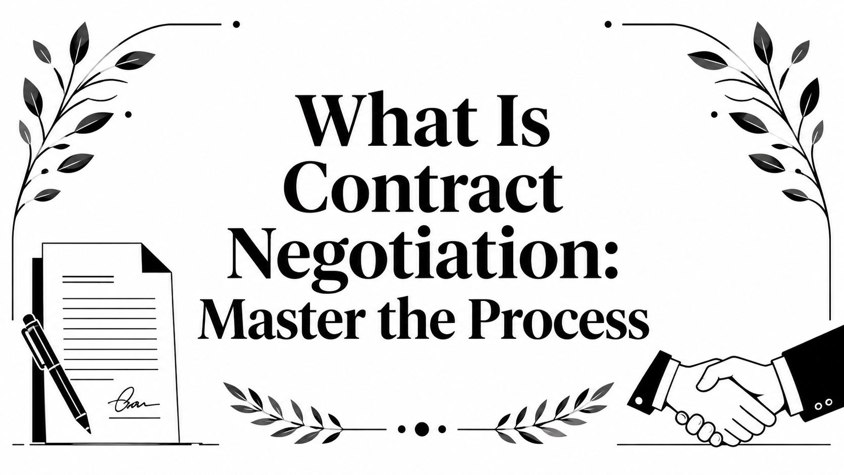 What Is Contract Negotiation: Master the Process