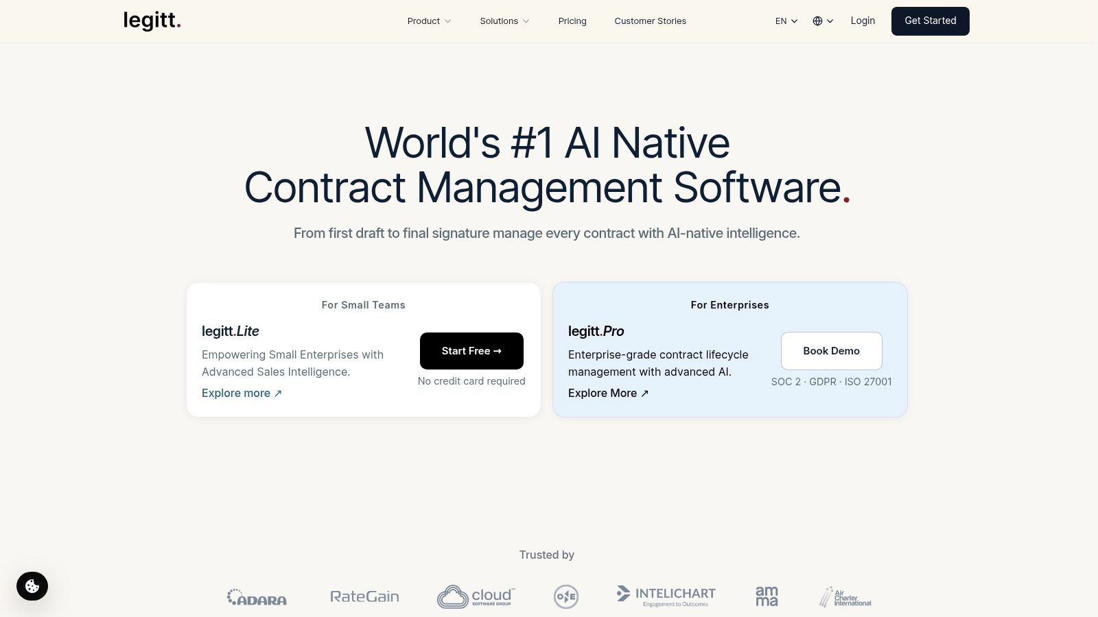 Screenshot from https://legittai.com