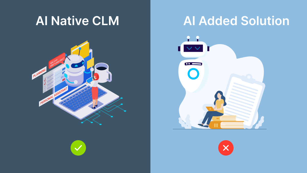 AI contract management software beats AI added solutions