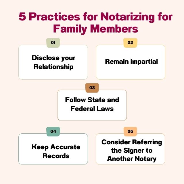 5 Practices for Notarizing for Family Members